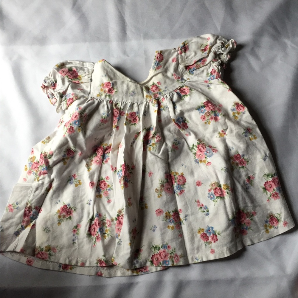 vintage floral pattern dress